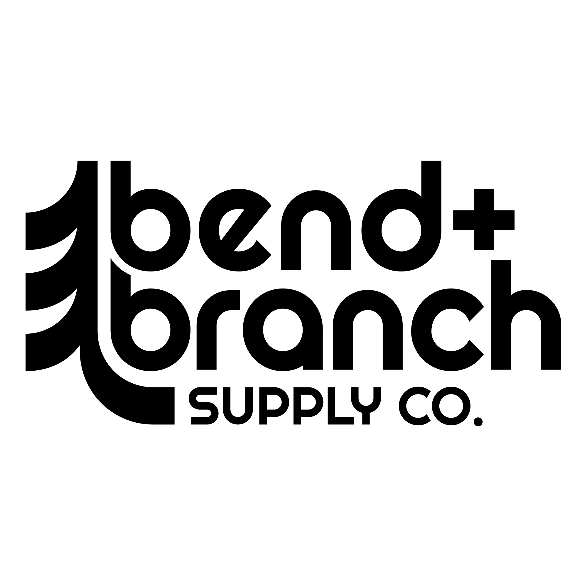 Bend & Branch - black & white logo